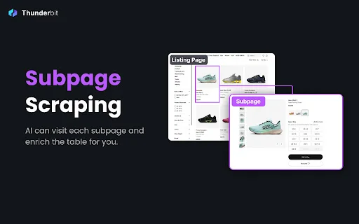 Thunderbit ডাউনলোড করুন: সেরা AI ওয়েব স্ক্র্যাপার ও অটোমেশন টুল - Screenshot 2