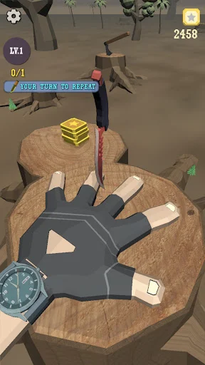 Knife Finger Game ডাউনলোড করুন – সেরা ফাইভ ফিঙ্গার ফিলেট গেম - Screenshot 2