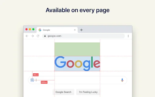 Measuremate ডাউনলোড করুন – ওয়েব ডিজাইনের জন্য সেরা পিক্সেল রুলার - Screenshot 2