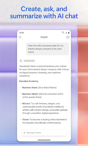 Microsoft 365 Copilot ডাউনলোড করুন – স্মার্ট এআই অ্যাসিস্ট্যান্ট - Screenshot 2