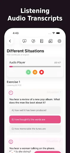 Cambridge English B2 (FCE) ডাউনলোড করুন – ইংরেজি দক্ষতা বাড়ান - Screenshot 5