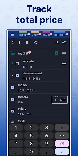 Shopping List – Enchan Li ডাউনলোড করুন – সেরা গ্রোসারি অ্যাপ - Screenshot 6