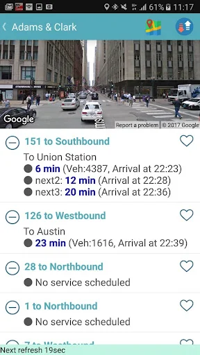 Chicago Bus Tracker ডাউনলোড করুন – CTA বাস ও ট্রেন ট্র্যাকিং - Screenshot 2
