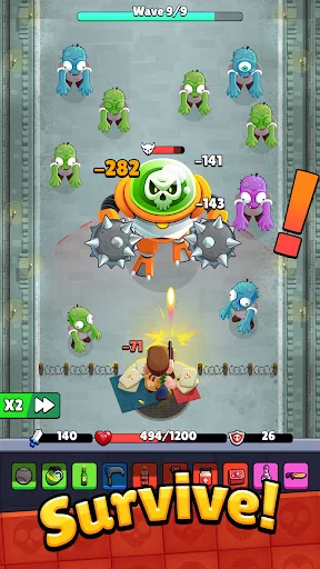 Bagbound Hero – Backpack RPG ডাউনলোড করুন – অফলাইন জম্বি সারভাইভাল গেম - Screenshot 7