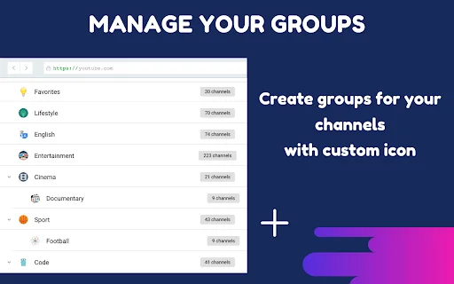 PocketTube ডাউনলোড করুন – সেরা ইউটিউব সাবস্ক্রিপশন ম্যানেজার - Screenshot 2