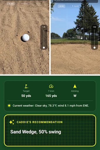 MyCaddie™ ডাউনলোড করুন – সেরা এআই গল্ফ অ্যাসিস্ট্যান্ট অ্যাপ - Screenshot 3