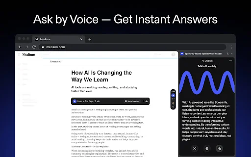 Speechify ডাউনলোড করুন – সেরা টেক্সট টু স্পিচ অ্যাপ - Screenshot 4