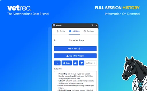 VetRec Extension ডাউনলোড করুন – পশু চিকিৎসকদের জন্য সেরা AI স্ক্রাইব - Screenshot 4