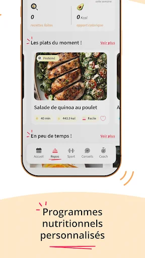 Kunto: Nutrition Sport Adapté ডাউনলোড করুন – ফিটনেস ও স্বাস্থ্য টিপস - Screenshot 11