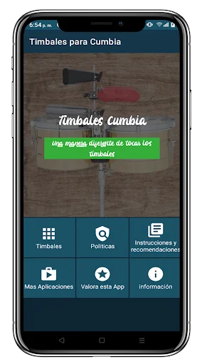 Timbales Cumbia ডাউনলোড করুন – সেরা ভার্চুয়াল পারকাশন অ্যাপ - Screenshot 14