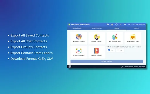 Premium Sender Plus ডাউনলোড করুন – সেরা মেসেজিং এক্সটেনশন - Screenshot 3