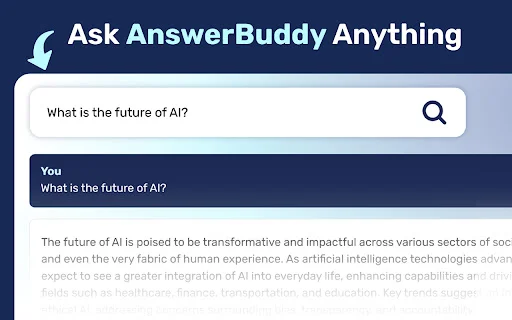 AnswerBuddy ডাউনলোড করুন – ব্রাউজারে AI এর মাধ্যমে দ্রুত উত্তর পান - Screenshot 2