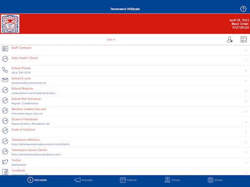 Tamanawis Wildcats অ্যাপ ডাউনলোড করুন – স্কুল আপডেট ও তথ্য - Screenshot 3