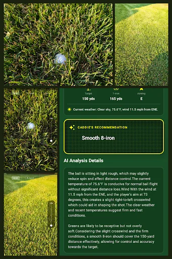 MyCaddie™ ডাউনলোড করুন – সেরা এআই গল্ফ অ্যাসিস্ট্যান্ট অ্যাপ - Screenshot 1
