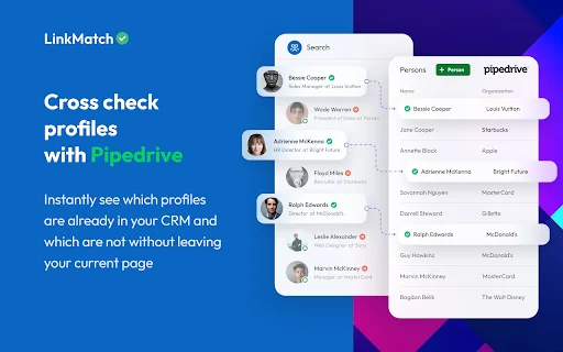 LinkMatch For Pipedrive ডাউনলোড করুন – সেরা CRM অটোমেশন - Screenshot 3