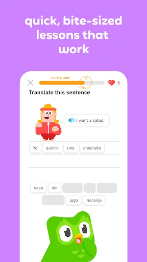 Duolingo ডাউনলোড করুন – ভাষা, গণিত এবং দাবা শিখুন বিনামূল্যে - Screenshot 3