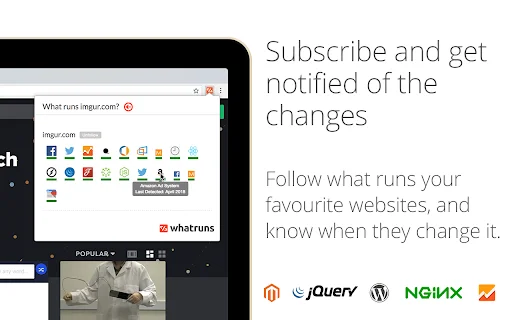 WhatRuns ডাউনলোড করুন – যেকোনো ওয়েবসাইটের টেকনোলজি জানুন বিনামূল্যে - Screenshot 3