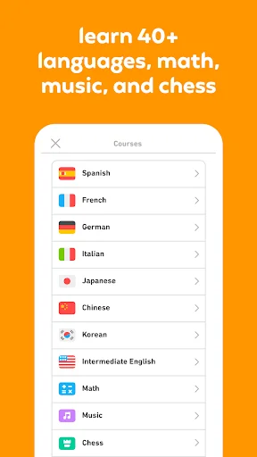 Duolingo ডাউনলোড করুন – ভাষা, গণিত এবং দাবা শিখুন বিনামূল্যে - Screenshot 1