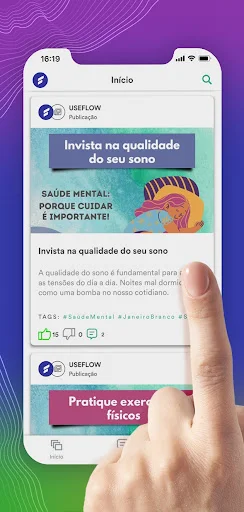 USEFLOW ডাউনলোড করুন – কোম্পানির অভ্যন্তরীণ যোগাযোগের নতুন মাধ্যম - Screenshot 1