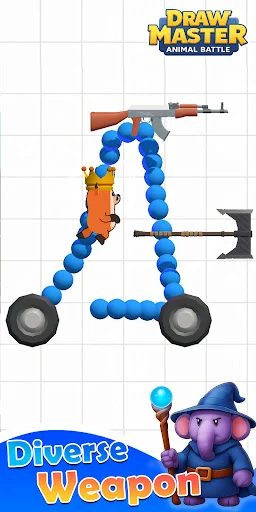 Draw & Smash Animal Cars 3D ডাউনলোড করুন – সেরা ব্যাটল গেম - Screenshot 4