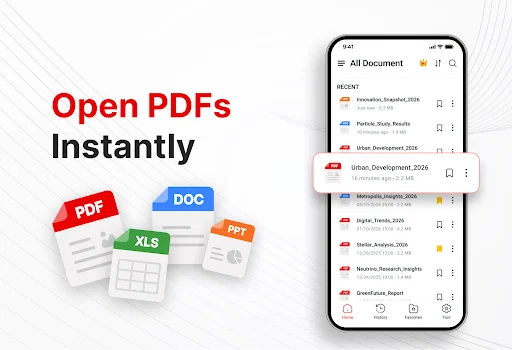 PDF Viewer – PDF Reader Tool ডাউনলোড করুন – সেরা ডকুমেন্ট রিডার - Screenshot 1