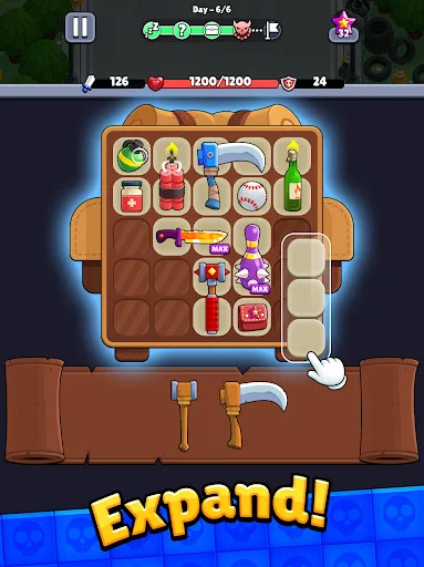 Bagbound Hero – Backpack RPG ডাউনলোড করুন – অফলাইন জম্বি সারভাইভাল গেম - Screenshot 14