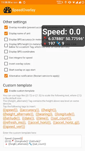 Speed Overlay ডাউনলোড করুন – সেরা জিপিএস স্পিডোমিটার অ্যাপ - Screenshot 3