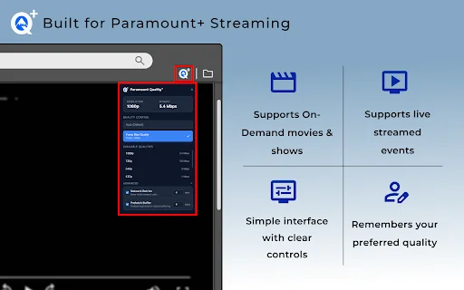 Paramount Quality+ ডাউনলোড করুন – ভিডিও রেজোলিউশন নিয়ন্ত্রণ করুন - Screenshot 2