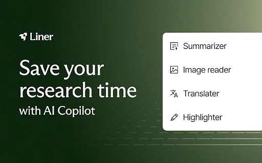 Liner: আপনার সেরা AI Copilot – ওয়েব ও ইউটিউব সারসংক্ষেপ - Screenshot 1