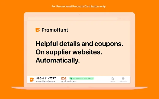PromoHunt ডাউনলোড করুন – প্রমোশনাল প্রোডাক্ট ডিস্ট্রিবিউটরদের জন্য সেরা টুল - Screenshot 1