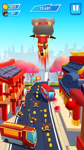 Talking Tom: Hero Dash Run ডাউনলোড করুন – সেরা অ্যাকশন গেম - Screenshot 3