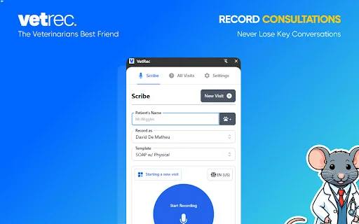 VetRec Extension ডাউনলোড করুন – পশু চিকিৎসকদের জন্য সেরা AI স্ক্রাইব - Screenshot 2