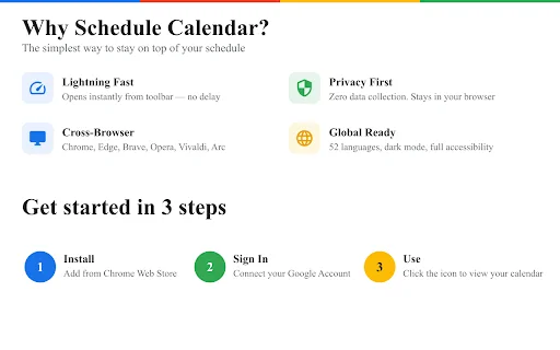 Schedule Calendar ডাউনলোড করুন – গুগল ক্যালেন্ডার ম্যানেজমেন্ট - Screenshot 3