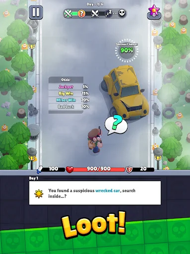 Bagbound Hero – Backpack RPG ডাউনলোড করুন – অফলাইন জম্বি সারভাইভাল গেম - Screenshot 9