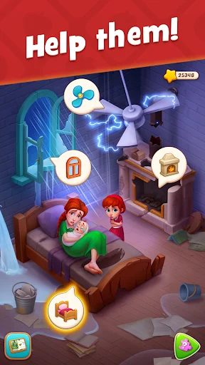 Gardenscapes ডাউনলোড করুন – সেরা ম্যাচ-৩ গার্ডেন গেমটি বিনামূল্যে খেলুন - Screenshot 1