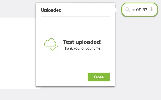 UserTesting Browser Recorder ডাউনলোড করুন – ওয়েবসাইট ফিডব্যাক টুল - Screenshot 1