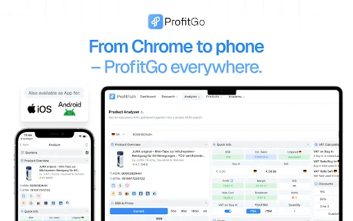 ProfitGo ডাউনলোড করুন – Amazon Online Arbitrage এর জন্য সেরা টুল - Screenshot 5