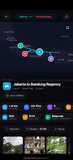 Tourific AI Road Trip Planner ডাউনলোড করুন – সেরা ভ্রমণ পরিকল্পনা - Screenshot 7