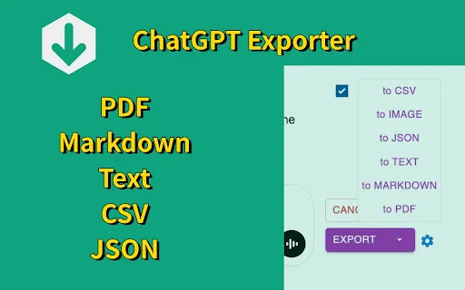 ChatGPT Exporter ডাউনলোড করুন – PDF ও Markdown হিসেবে সেভ করুন - Screenshot 2