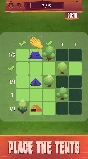 Real Tents & Trees ডাউনলোড করুন – সেরা লজিক পাজল গেম - Screenshot 3