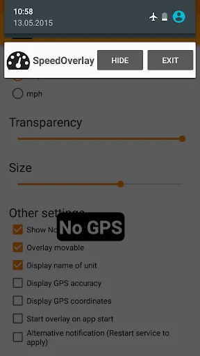 Speed Overlay ডাউনলোড করুন – সেরা জিপিএস স্পিডোমিটার অ্যাপ - Screenshot 5