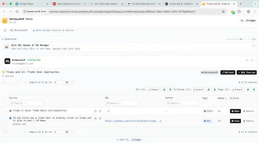 NotebookLM Tools ডাউনলোড করুন – সেরা প্রোডাক্টিভিটি এক্সটেনশন - Screenshot 5