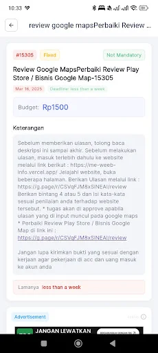 Gudang Tugas ডাউনলোড করুন – ঘরে বসে আয় করার সেরা মাধ্যম - Screenshot 14