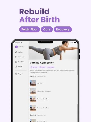 FitMama: গর্ভাবস্থা ও প্রসবোত্তর ফিটনেস অ্যাপ ডাউনলোড করুন - Screenshot 12