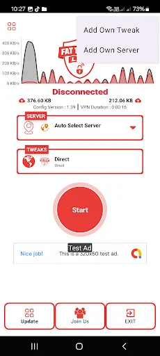 Fat Tunnel Lite ডাউনলোড করুন – দ্রুত এবং নিরাপদ ভিপিএন - Screenshot 3