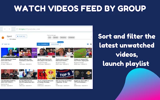 PocketTube ডাউনলোড করুন – সেরা ইউটিউব সাবস্ক্রিপশন ম্যানেজার - Screenshot 4