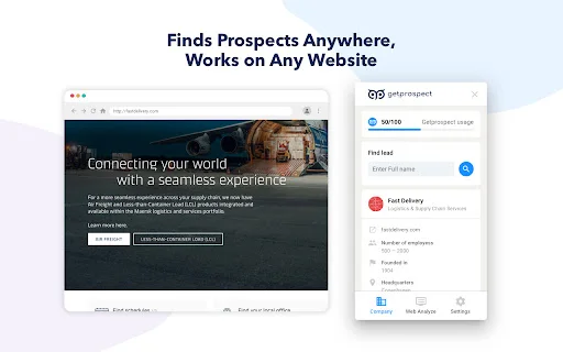 Email Finder – GetProspect ডাউনলোড করুন: LinkedIn থেকে ইমেইল খুঁজুন - Screenshot 3
