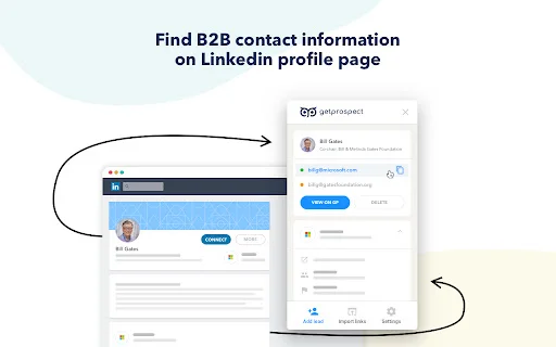 Email Finder – GetProspect ডাউনলোড করুন: LinkedIn থেকে ইমেইল খুঁজুন - Screenshot 2