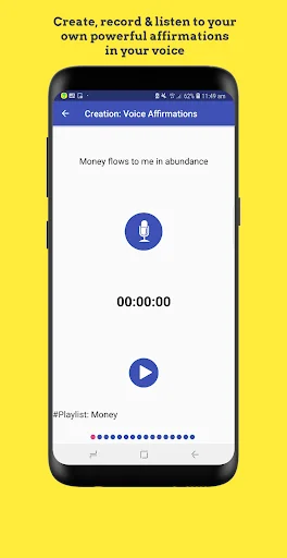 Creation – Voice Affirmations অ্যাপ ডাউনলোড করুন – নিজের কণ্ঠে অ্যাফার্মেশন শুনুন - Screenshot 3