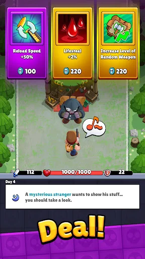 Bagbound Hero – Backpack RPG ডাউনলোড করুন – অফলাইন জম্বি সারভাইভাল গেম - Screenshot 4